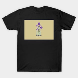 Violets in jar T-Shirt